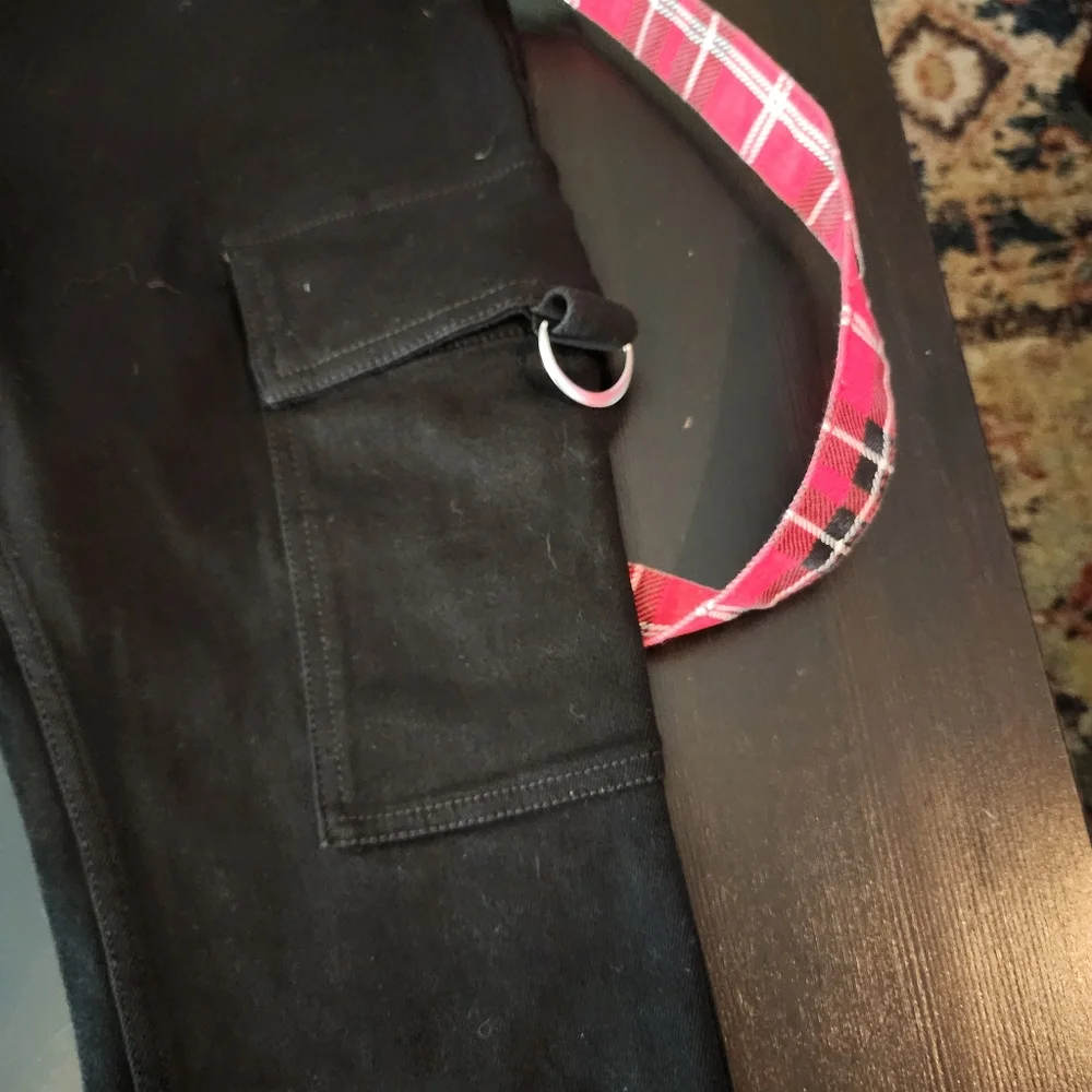 Hot Topic Red and Black Plaid Men Pants - Picture 6 of 8